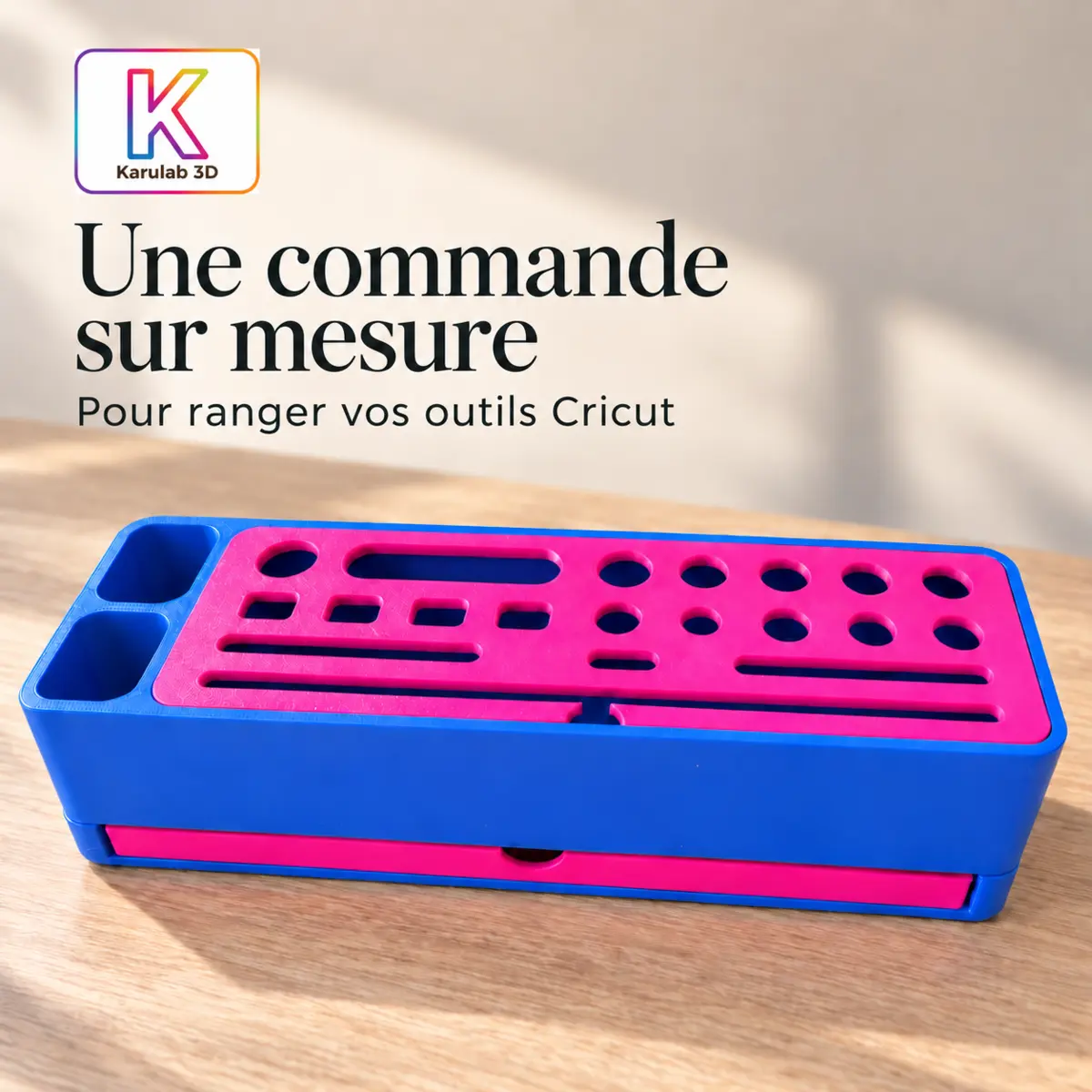 Rangement pour outils Cricut personnalisé