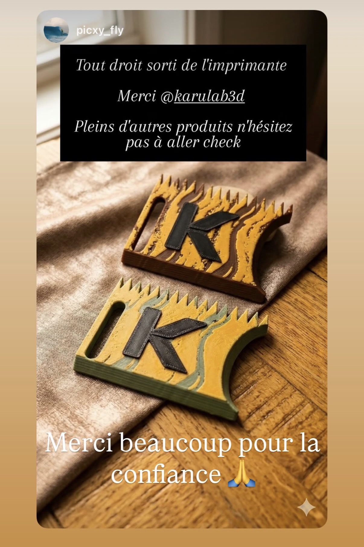 Retour client Instagram peigne KaruLab