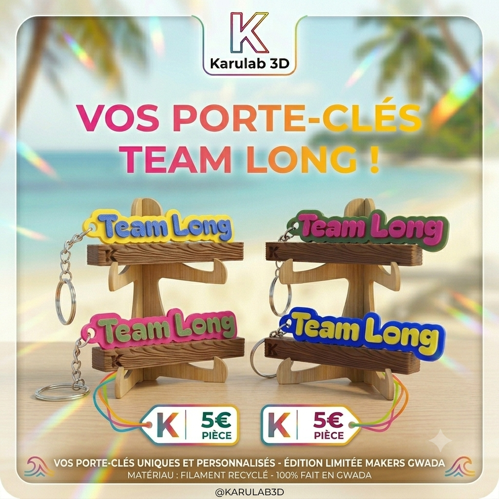 Porte-clés Team Long KaruLab
