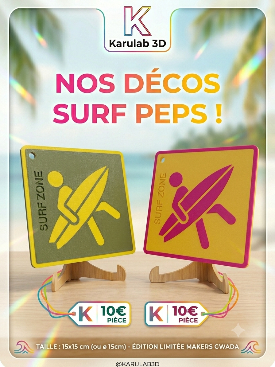 Plaques Surf Zone